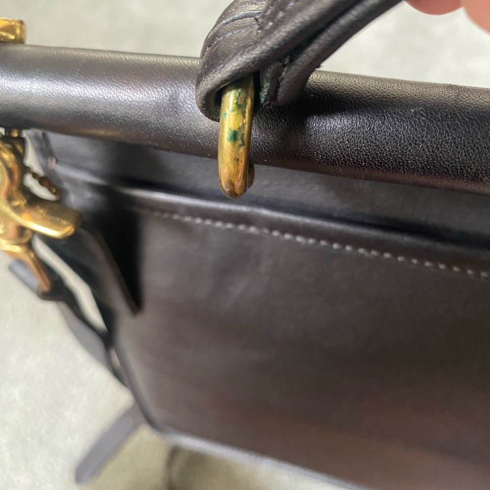 Vintage Coach Glove Leather Willis Bag Style ~ 9927 - Picture 14 of 16